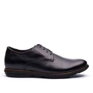 Sapato Masculino Casual Fascar Derby Em Couro