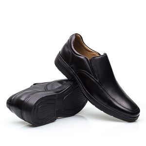 Mocassim Masculino Social Fascar Lite Em Couro