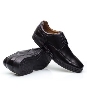 Sapato Masculino Social Fascar Lite Derby Em Couro