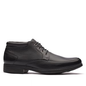 Bota Masculina Casual Fascar Active Air Flow Em Couro
