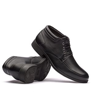 Bota Masculina Casual Fascar Active Air Flow Em Couro
