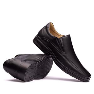 Mocassim Masculino Social Fascar Lite Em Couro