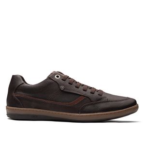 Sapatênis Masculino Casual Fascar Izi Marrom Em Couro