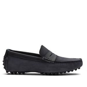 Drive Masculino Fascar Azul-Marinho Em Couro