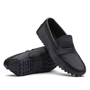 Drive Masculino Fascar Azul-Marinho Em Couro