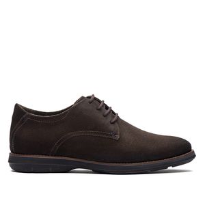 Sapato Masculino Casual Fascar Derby Marrom Em Couro