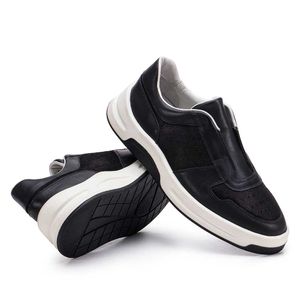 Sapatênis Masculino Casual Fascar Izi Preto Em Couro