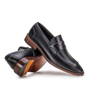 Mocassim Masculino Social Fascar Valença Penny Loafer Em Couro