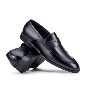 Mocassim Masculino Social Fascar Preto Em Couro