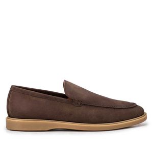 Mocassim Masculino Casual Fascar Sagres Marrom Em Couro