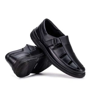 Mocassim Masculino Casual Fascar Preto Em Couro