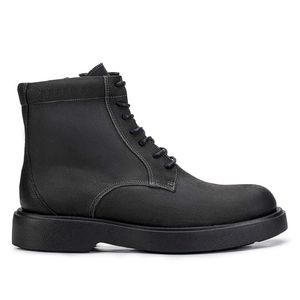 Bota Masculina Casual Fascar Lite Cinza Em Couro