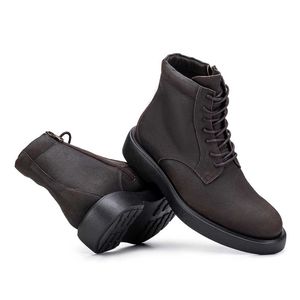 Bota Masculina Casual Fascar Lite Marrom Em Couro
