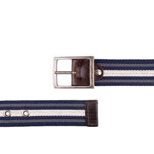 Cinto Masculino Casual Fascar Dupla Face Em Couro e Lona